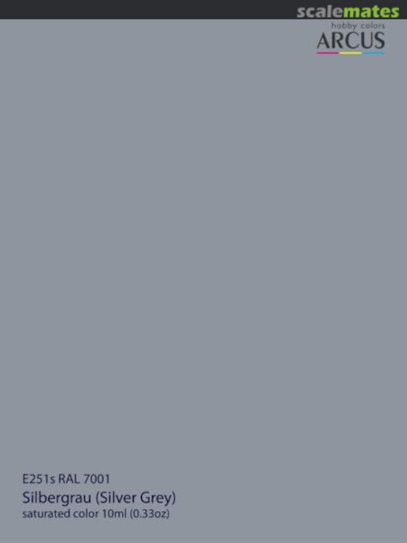 Boxart RAL 7001 Silbergrau (Silver Grey) Arcus Boxart RAL 7001 Silbergrau (Silver Grey) Arcus