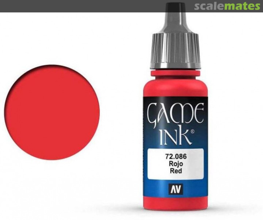 Boxart Game Ink - Red Vallejo Game Color Boxart Game Ink - Red Vallejo Game Color