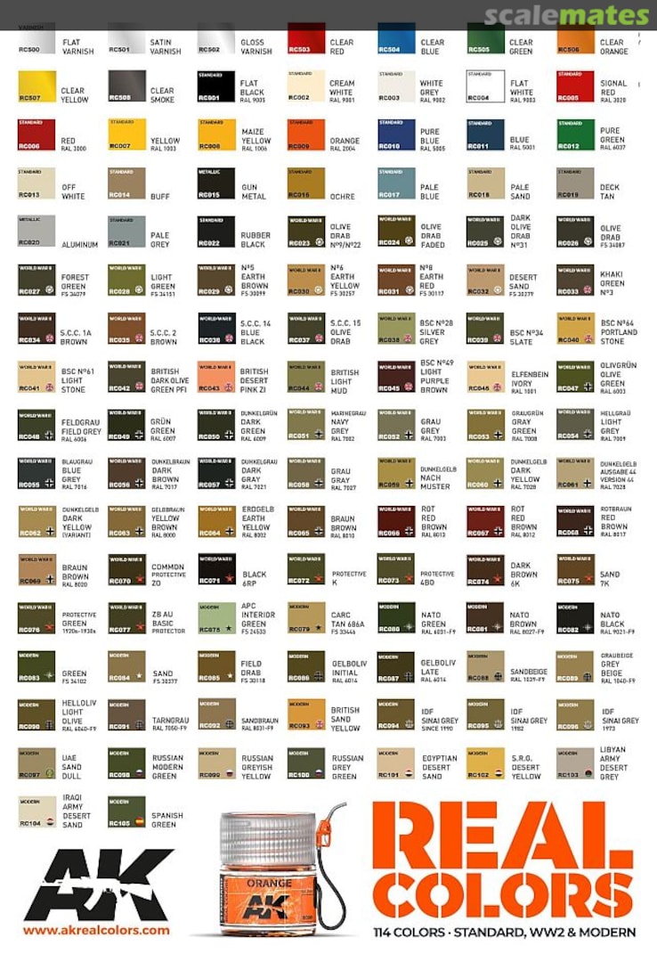 Boxart Full Range  AK Real Colors