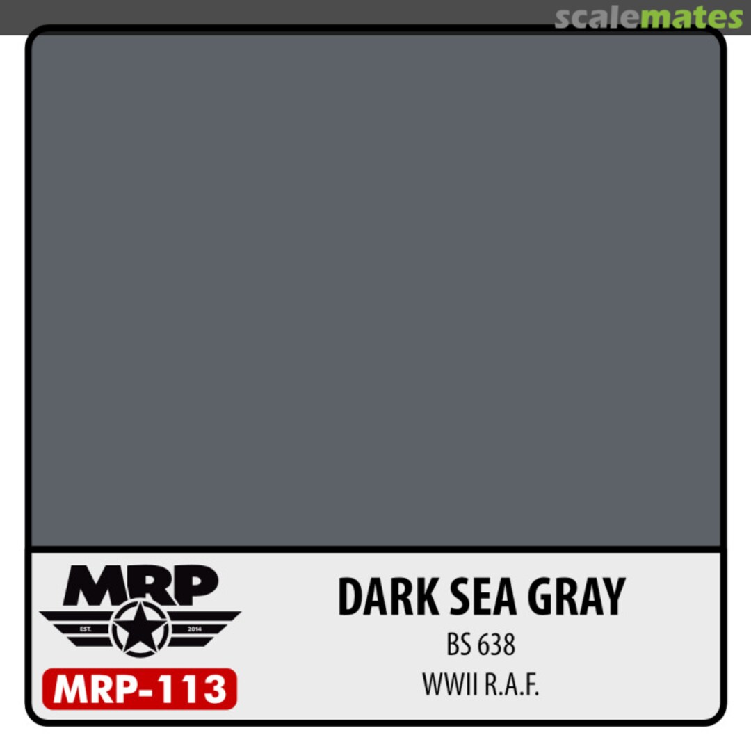 Boxart WWII RAF - Dark Sea Grey (BS 638) MR.Paint Boxart WWII RAF - Dark Sea Grey (BS 638) MR.Paint