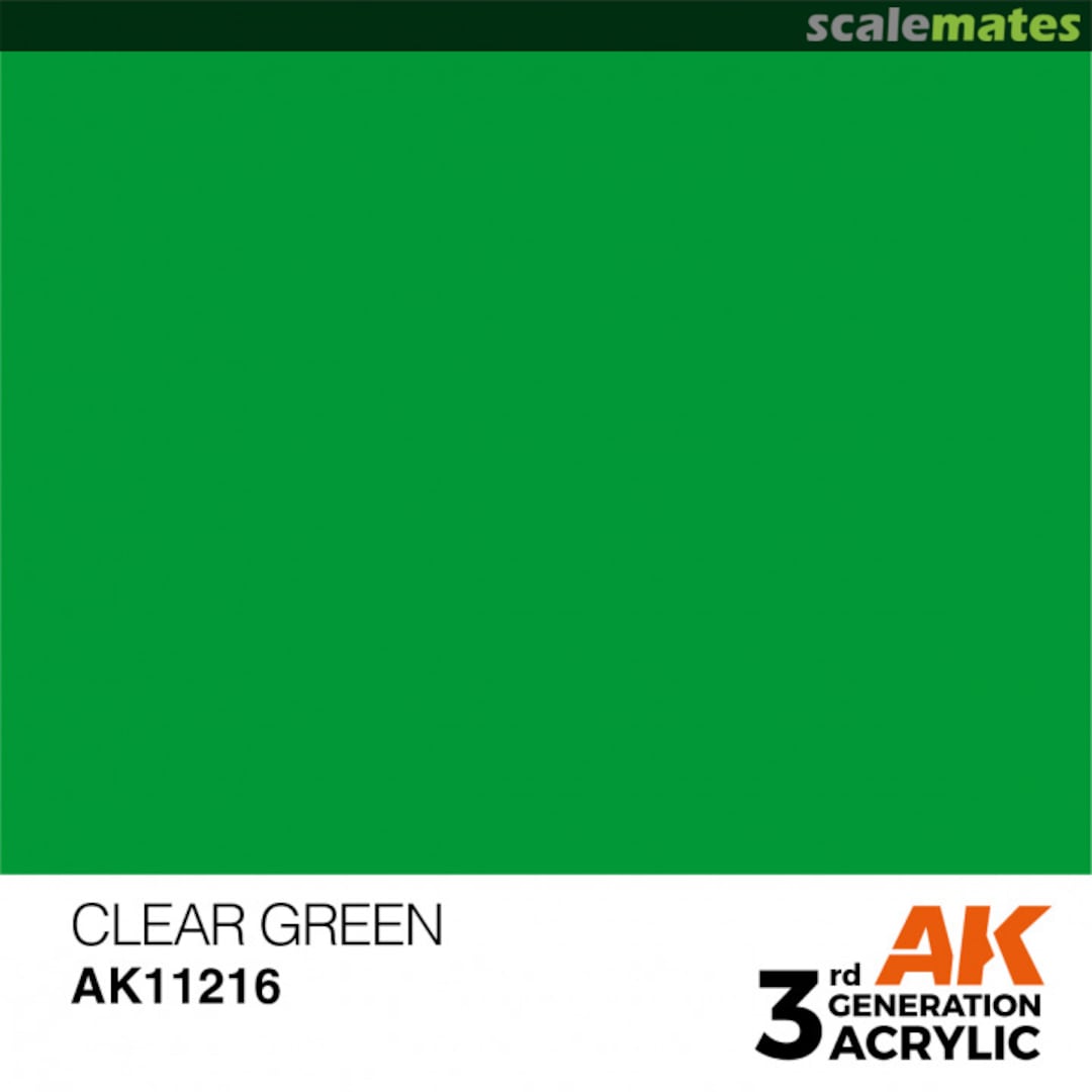 Boxart Clear Green - Standard  AK 3rd Generation