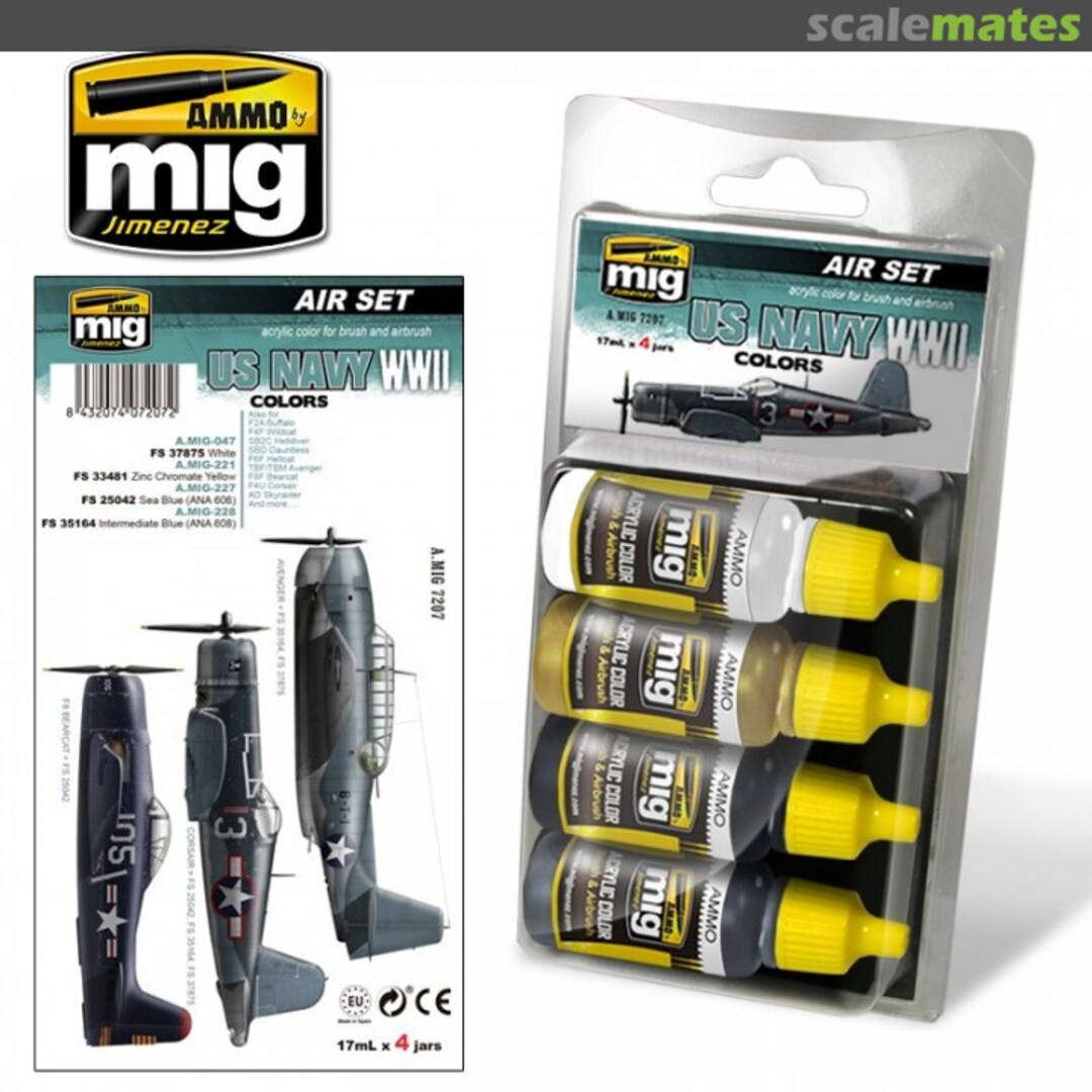 Boxart US Navy WWII Colors Ammo by Mig Jimenez Boxart US Navy WWII Colors Ammo by Mig Jimenez