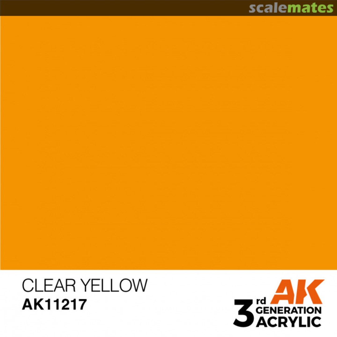 Boxart Clear Yellow - Standard AK 3rd Generation Boxart Clear Yellow - Standard AK 3rd Generation