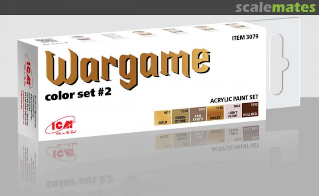 Boxart Wargame Color Set # 2  ICM