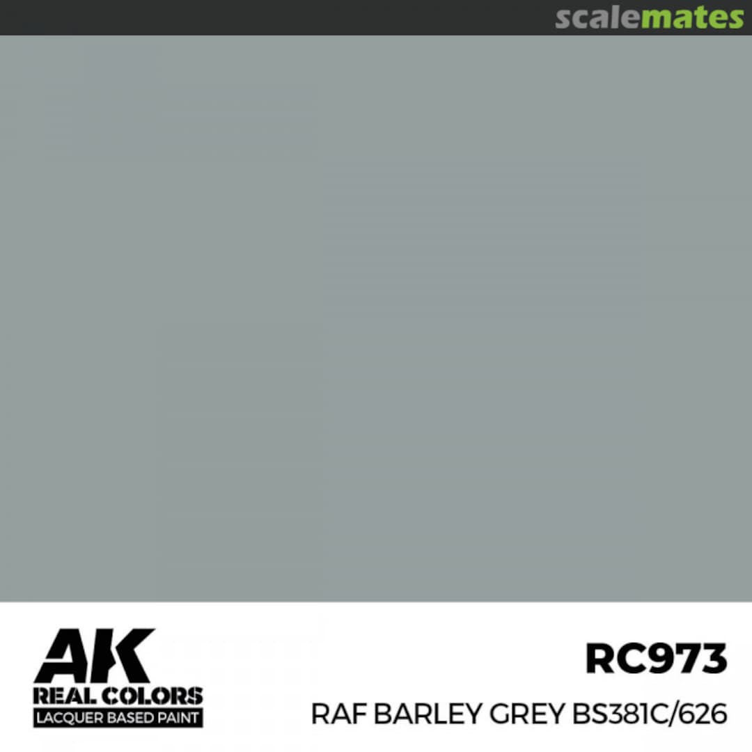 Boxart RAF Barley Grey BS381C/626 RC973 AK Real Colors Boxart RAF Barley Grey BS381C/626 RC973 AK Real Colors
