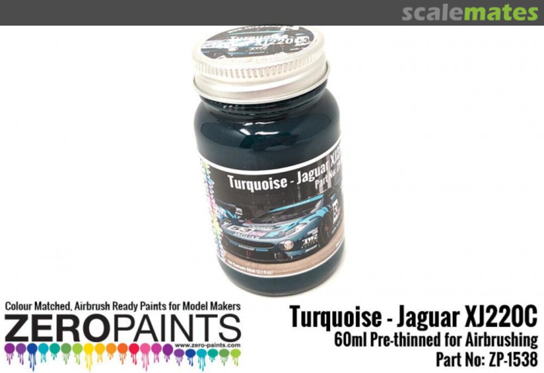 Boxart Turquoise - Jaguar XJ220C  Zero Paints