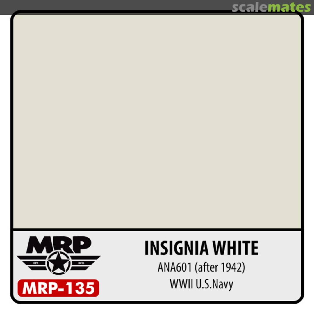 Boxart WWII US - Insignia White ANA601 (after 1942)  MR.Paint