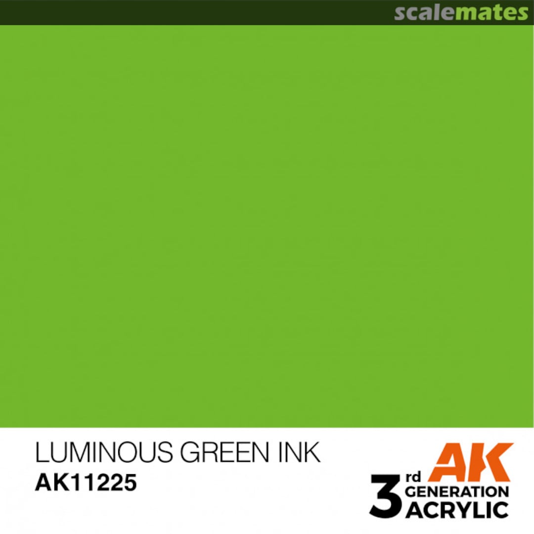 Boxart Luminous Green - Ink AK 3rd Generation Boxart Luminous Green - Ink AK 3rd Generation