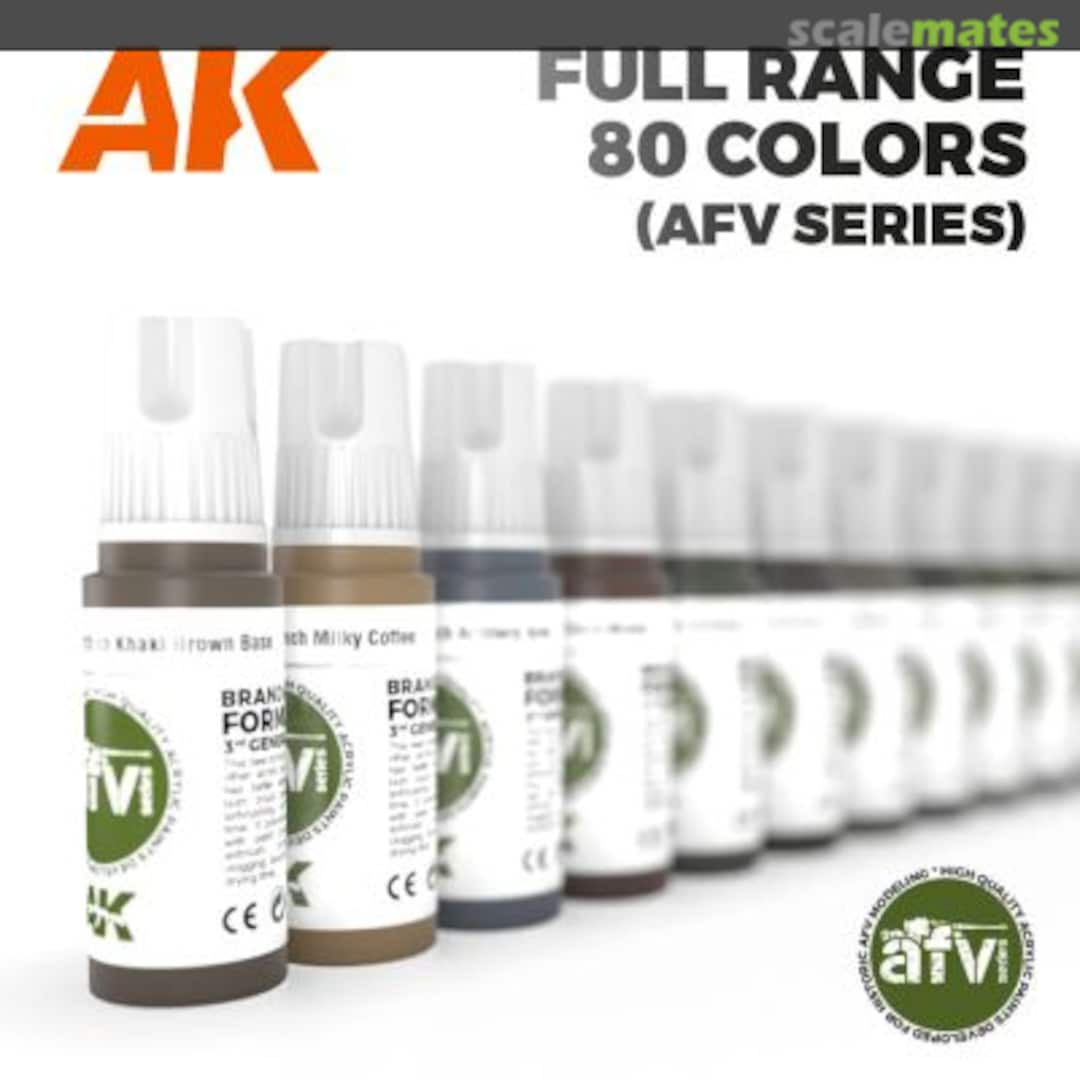 Boxart 3Gen – AFV Series – Full Range  AK 3rd Generation - AFV