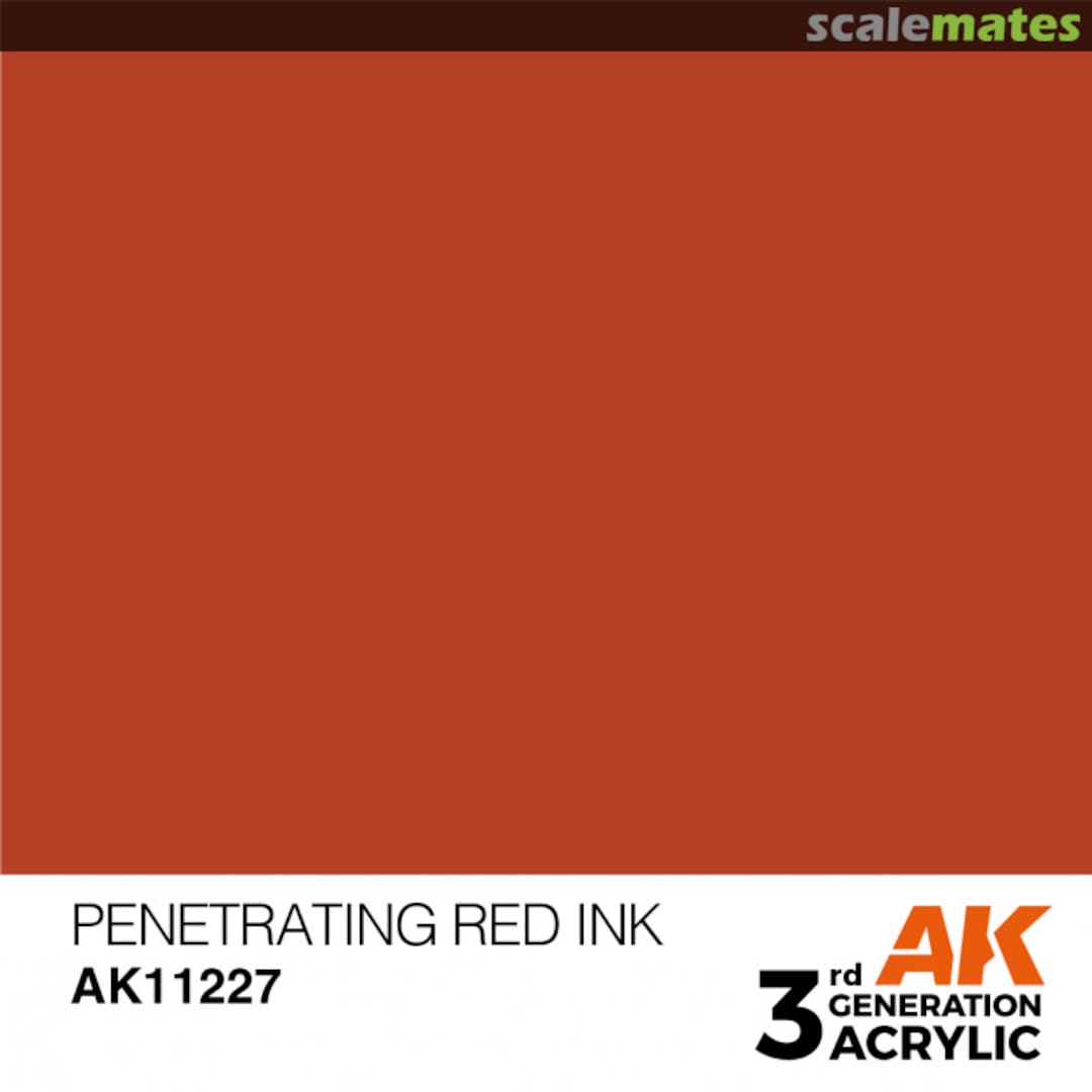 Boxart Penetrating Red - Ink AK 3rd Generation Boxart Penetrating Red - Ink AK 3rd Generation