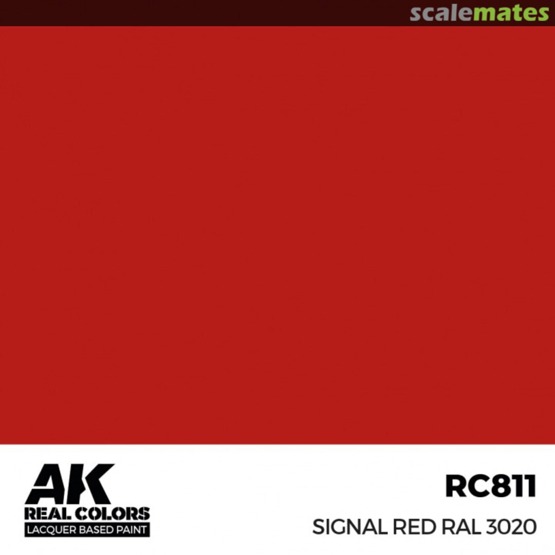 Boxart Signal Red RAL 3020 AK Real Colors Boxart Signal Red RAL 3020 AK Real Colors