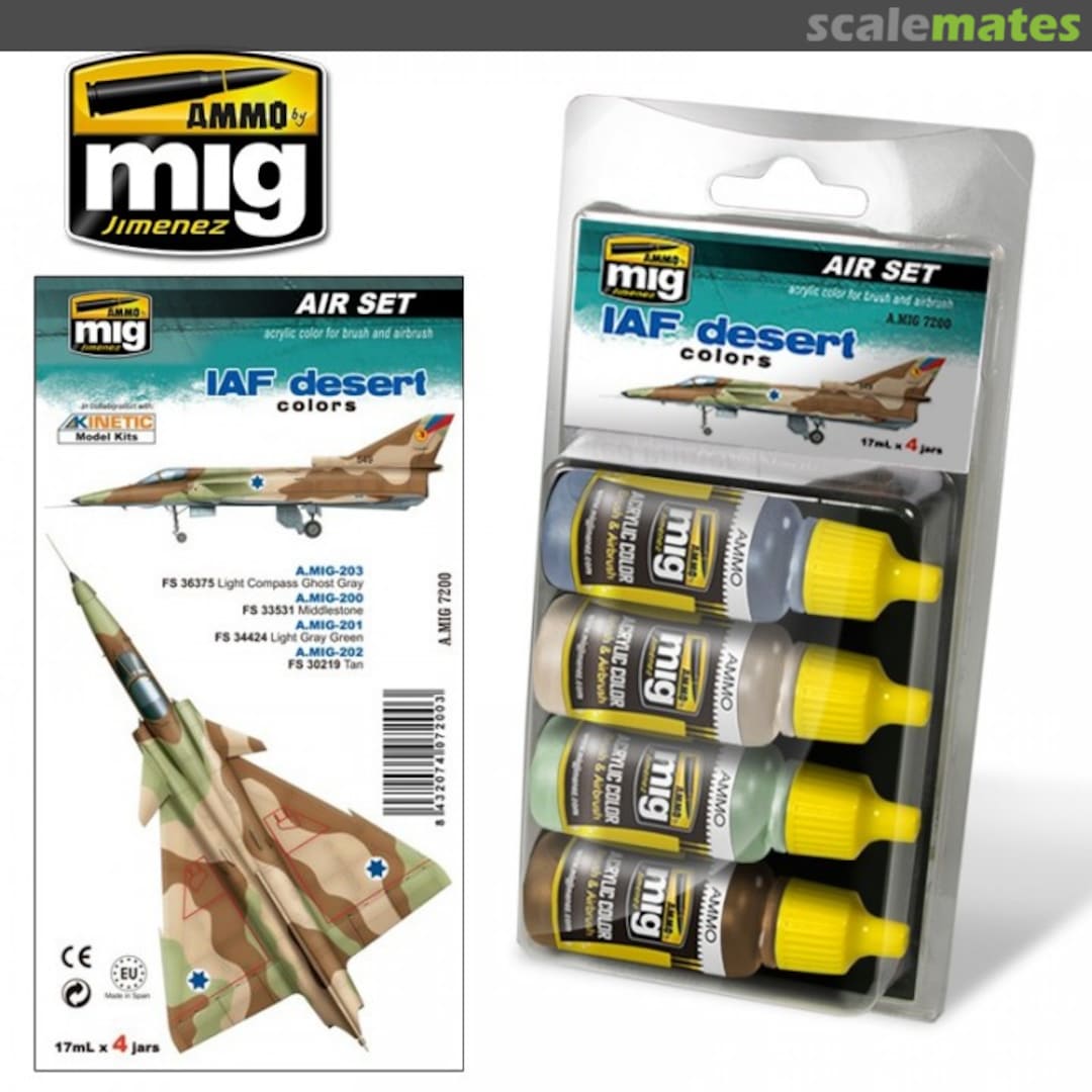 Boxart IAF Desert Colors  Ammo by Mig Jimenez