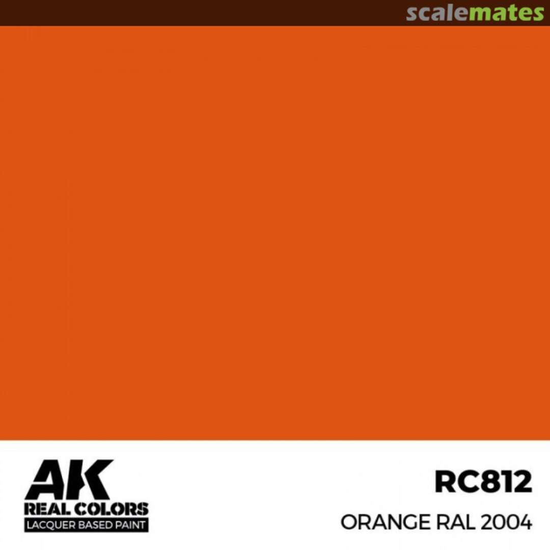 Boxart Orange RAL 2004 AK Real Colors Boxart Orange RAL 2004 AK Real Colors