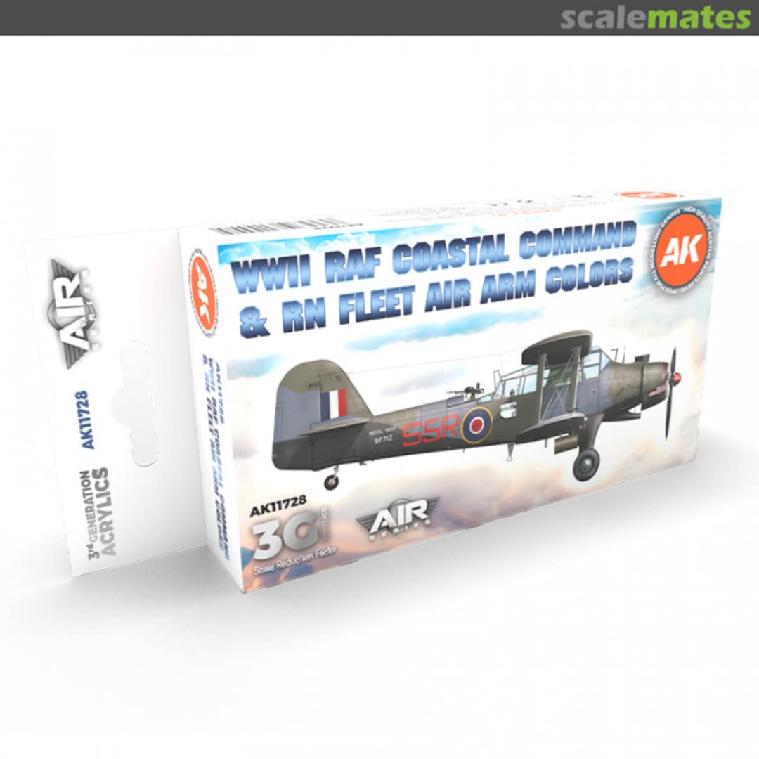 Boxart WWII RAF Coastal Command & RN Fleet Air Arm Colors  AK Interactive Air Series