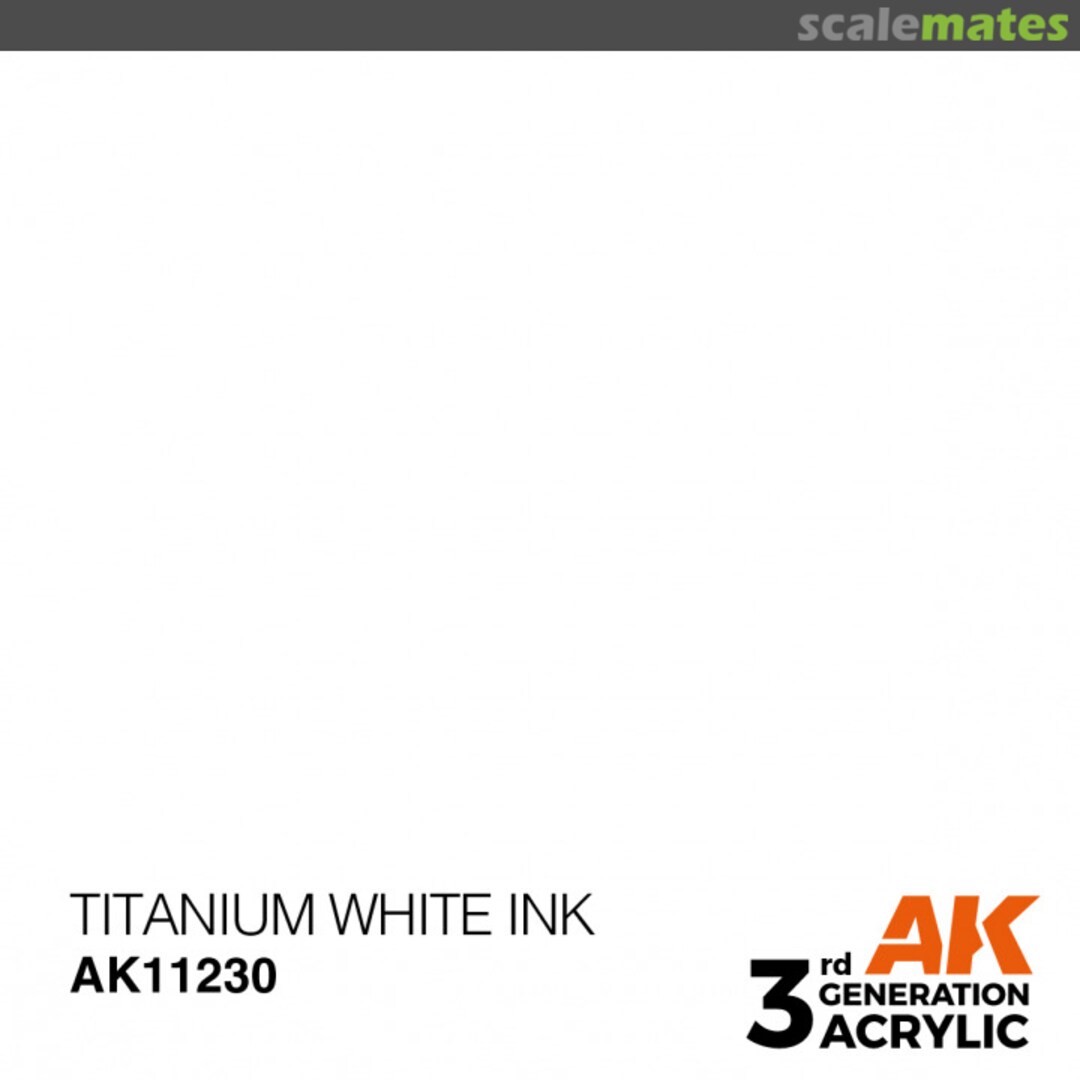 Boxart Titanium White - Ink AK 3rd Generation Boxart Titanium White - Ink AK 3rd Generation