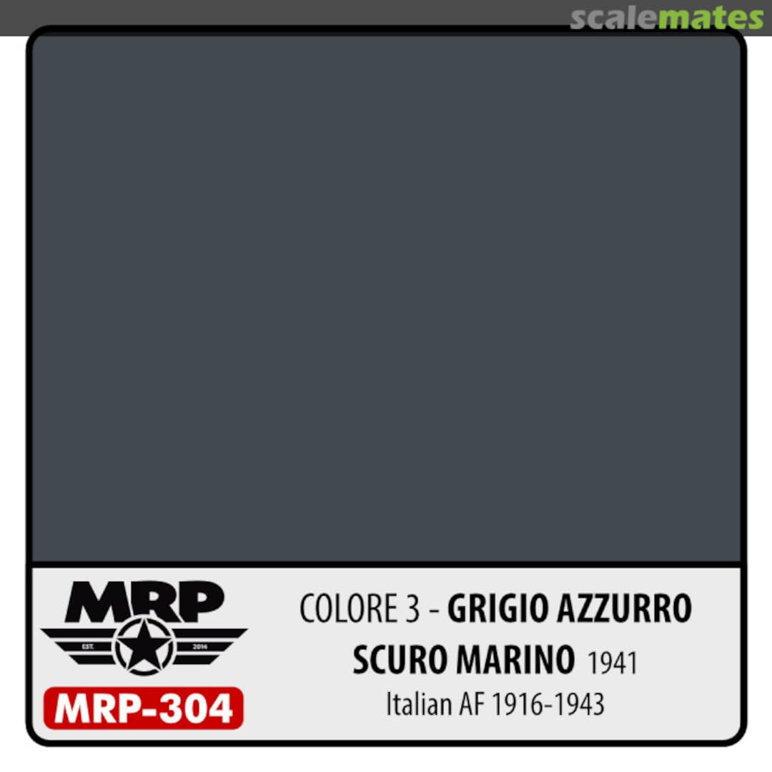 Boxart Colore 3 – Grigio Azzurro Scuro Marino – 1941 (Italian AF) MR.Paint Boxart Colore 3 – Grigio Azzurro Scuro Marino – 1941 (Italian AF) MR.Paint