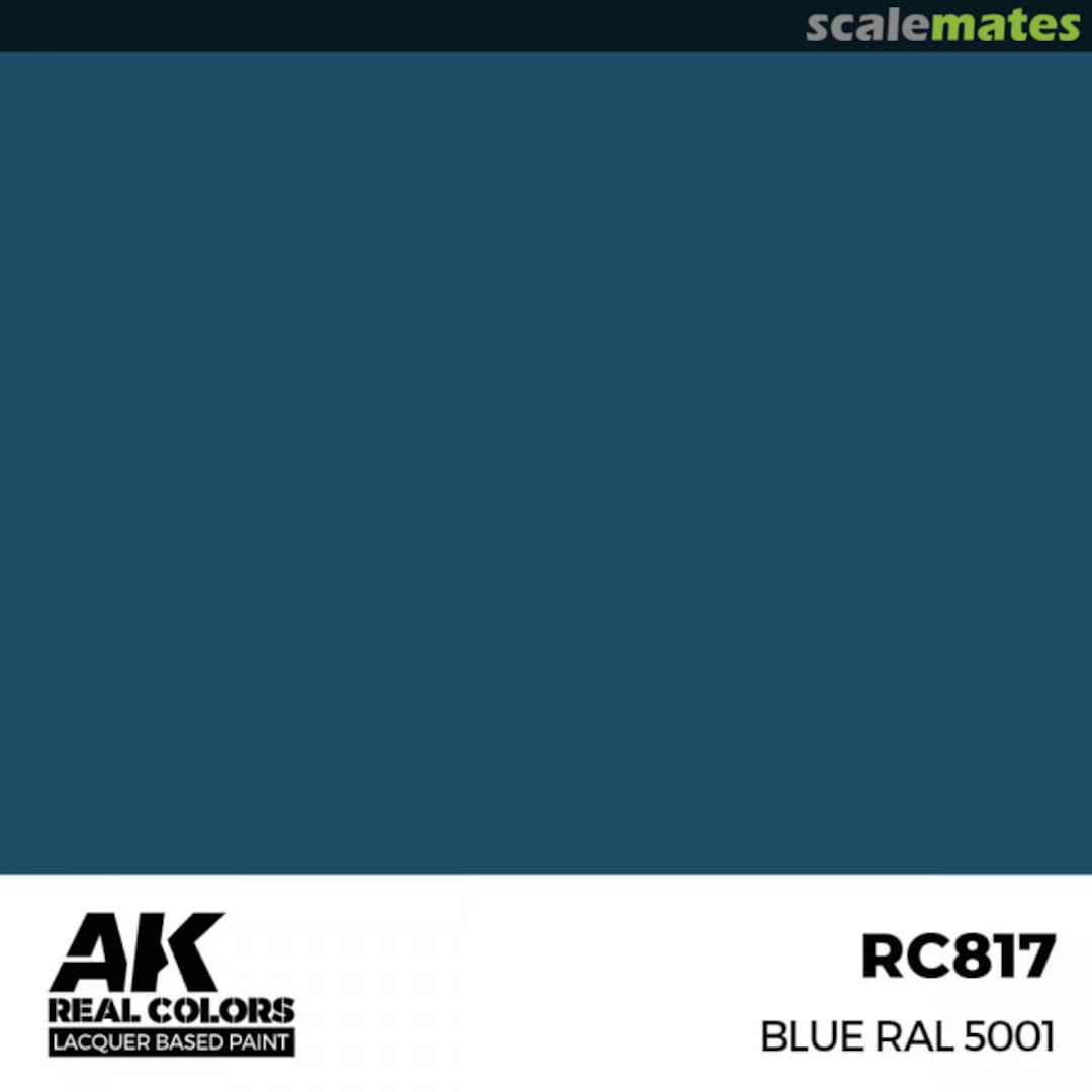 Boxart Blue RAL 5001  AK Real Colors