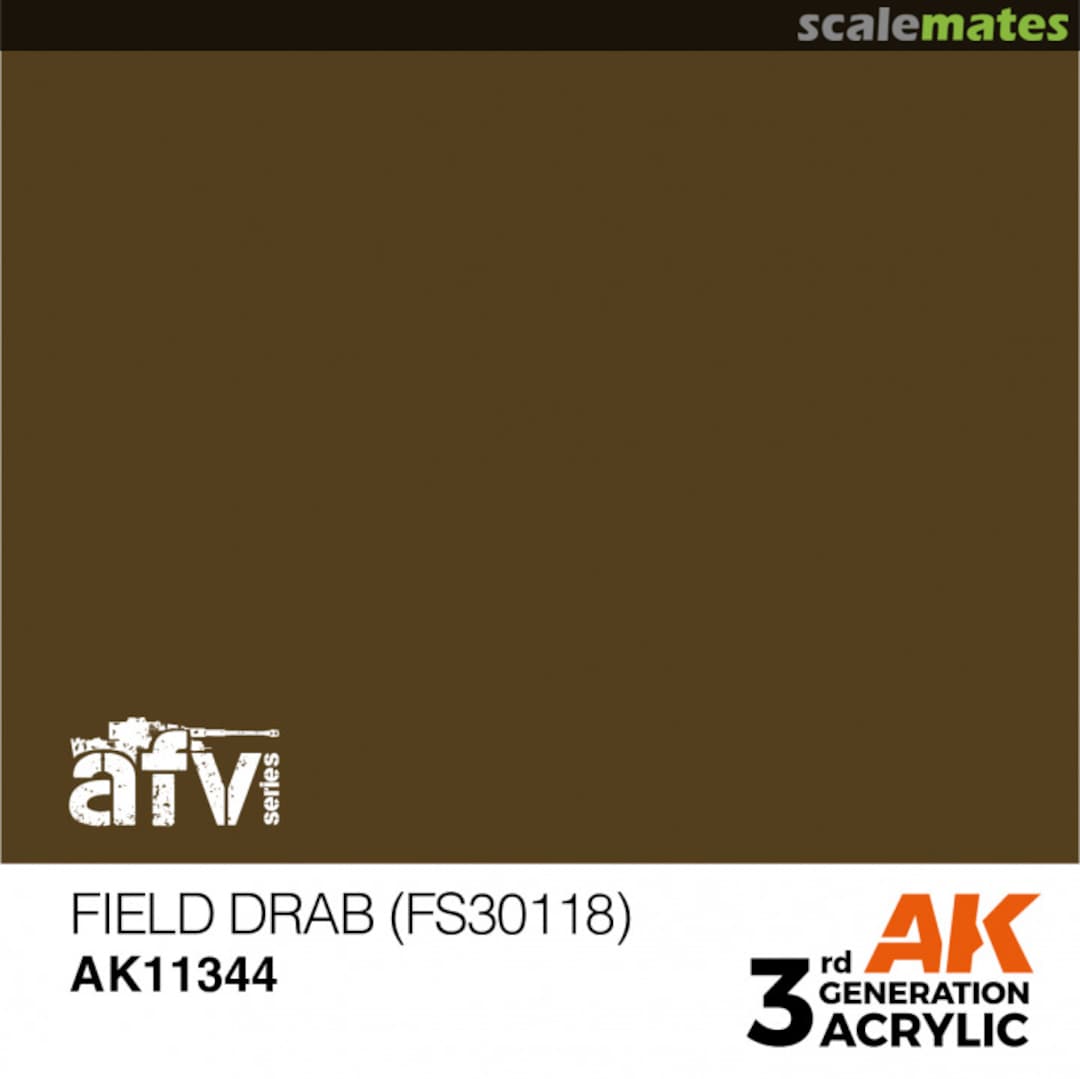 Boxart Field Drab AK 3rd Generation - AFV Boxart Field Drab AK 3rd Generation - AFV