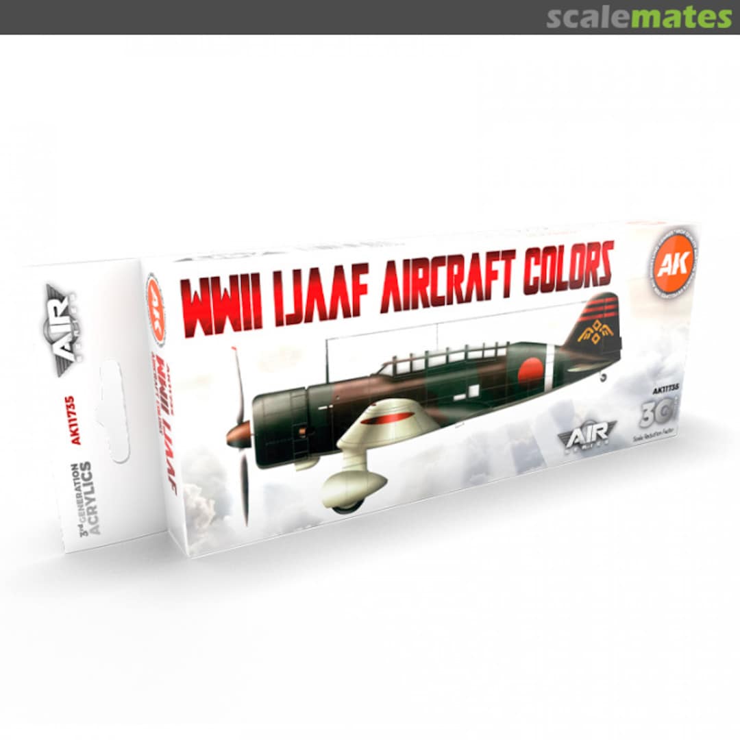 Boxart WWII IJAAF Aircraft Colors AK Interactive Air Series Boxart WWII IJAAF Aircraft Colors AK Interactive Air Series