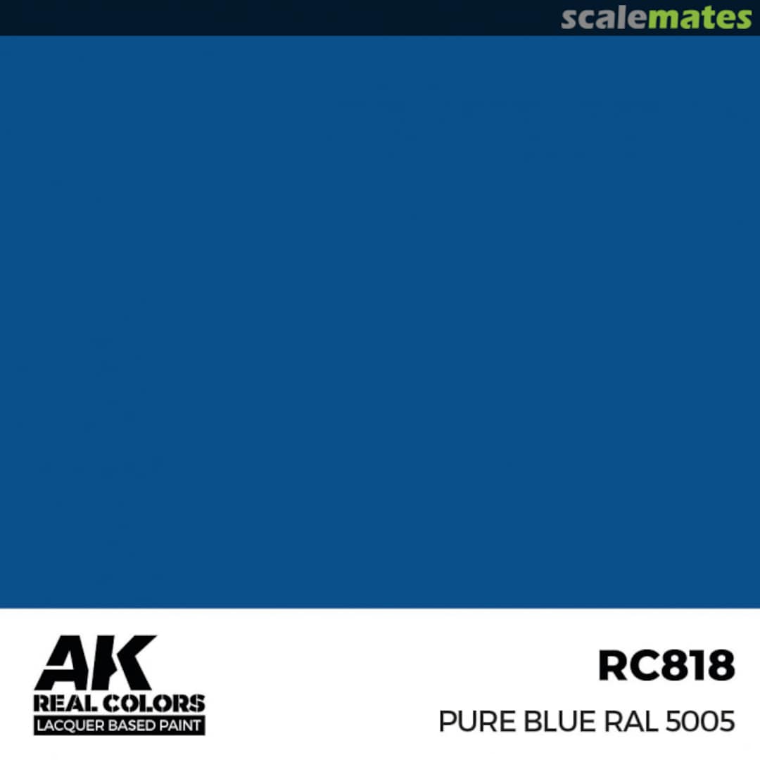 Boxart Pure Blue RAL 5005 AK Real Colors Boxart Pure Blue RAL 5005 AK Real Colors
