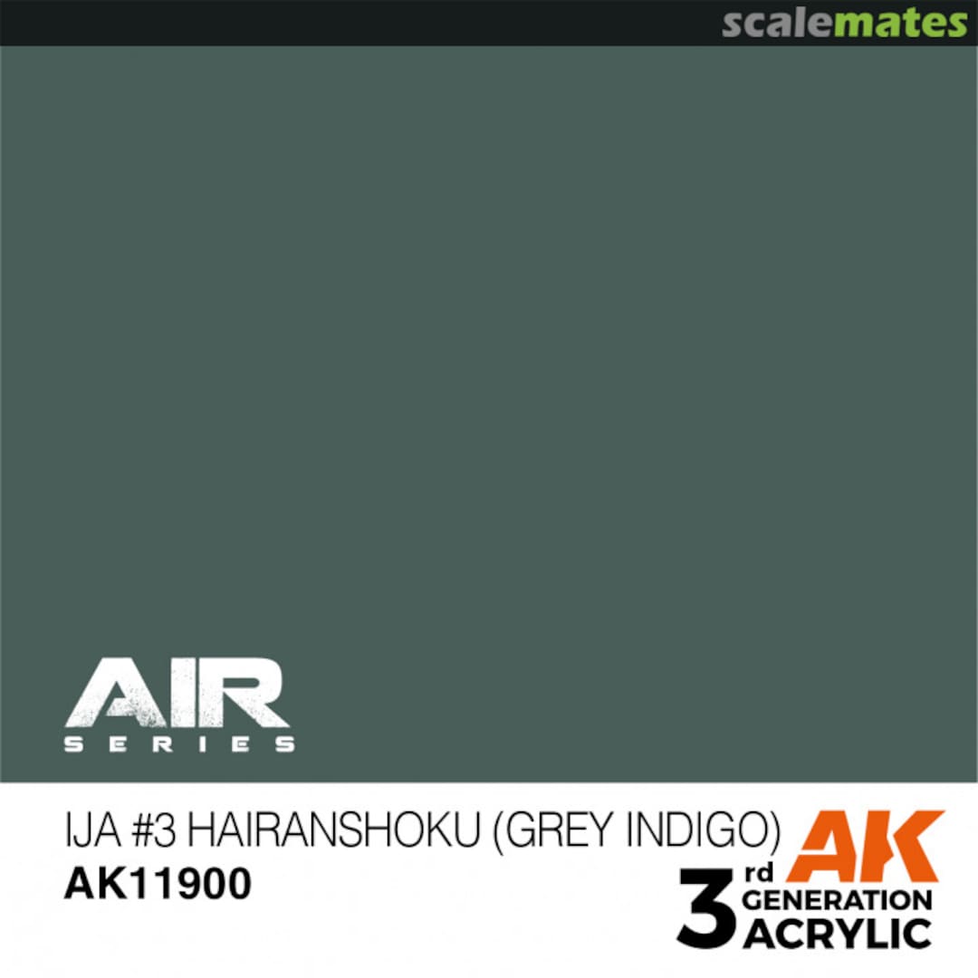 Boxart IJA #3 Hairanshoku (Grey Indigo) AK 3rd Generation - Air Boxart IJA #3 Hairanshoku (Grey Indigo) AK 3rd Generation - Air