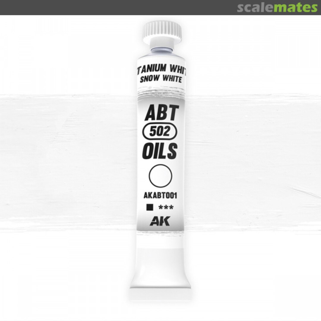 Boxart Titanium White/Snow White ABT 502 OILS Boxart Titanium White/Snow White ABT 502 OILS