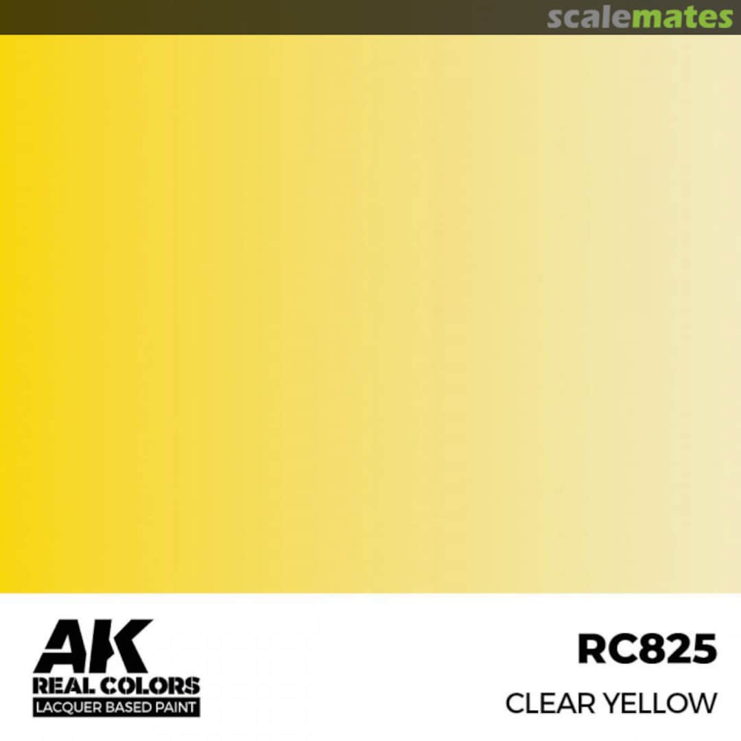 Boxart Clear Yellow  AK Real Colors