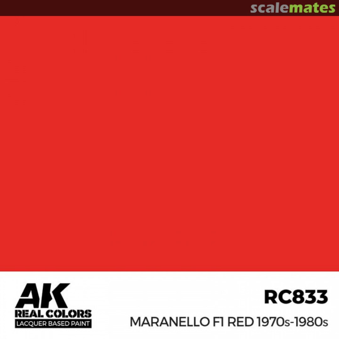 Boxart Maranello F1 Red 1970s-1980s AK Real Colors Boxart Maranello F1 Red 1970s-1980s AK Real Colors