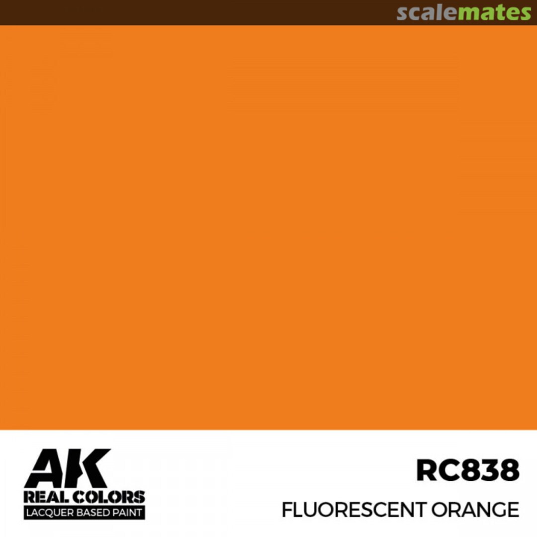 Boxart Fluorescent Orange AK Real Colors Boxart Fluorescent Orange AK Real Colors