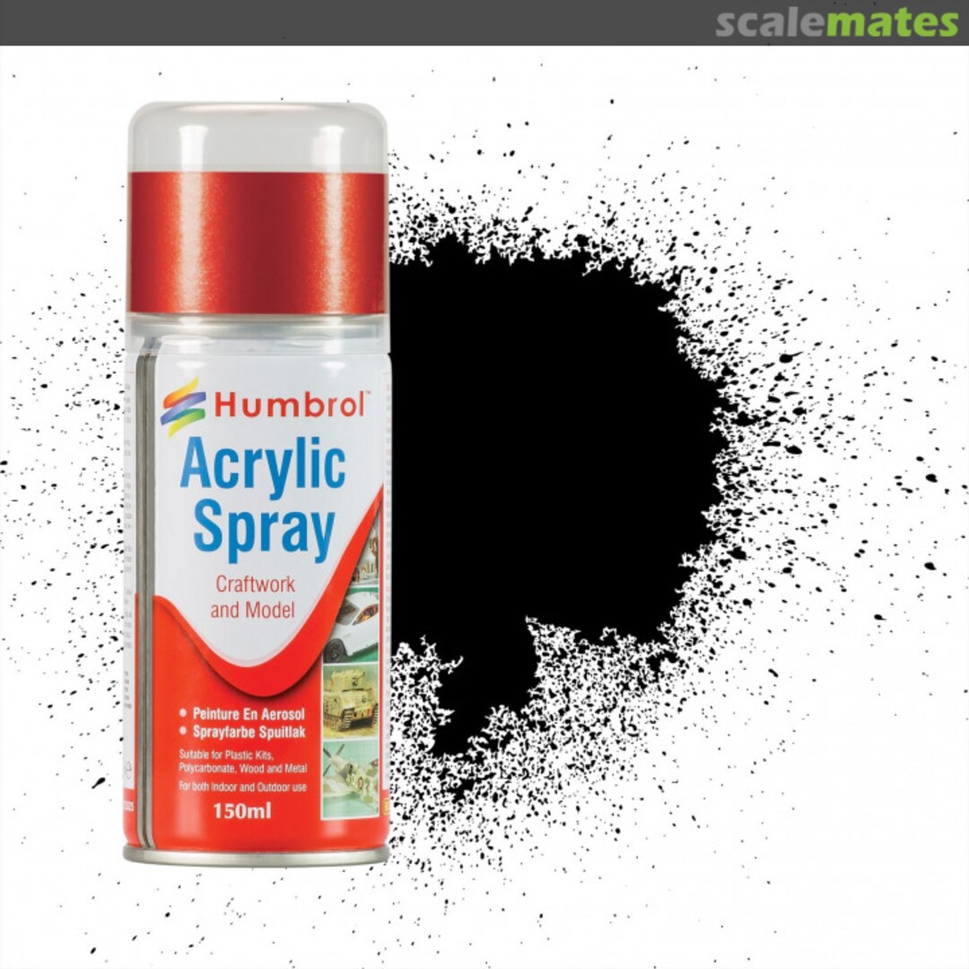 Boxart Black Gloss AD6021 Humbrol Boxart Black Gloss AD6021 Humbrol