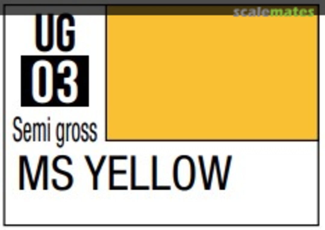 Boxart Gundam Color MS Yellow Mr.COLOR Boxart Gundam Color MS Yellow Mr.COLOR