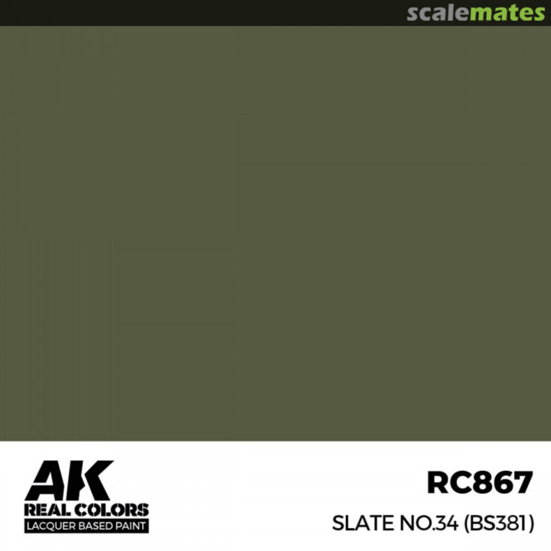 Boxart Slate No.34 (BS381) AK Real Colors Boxart Slate No.34 (BS381) AK Real Colors