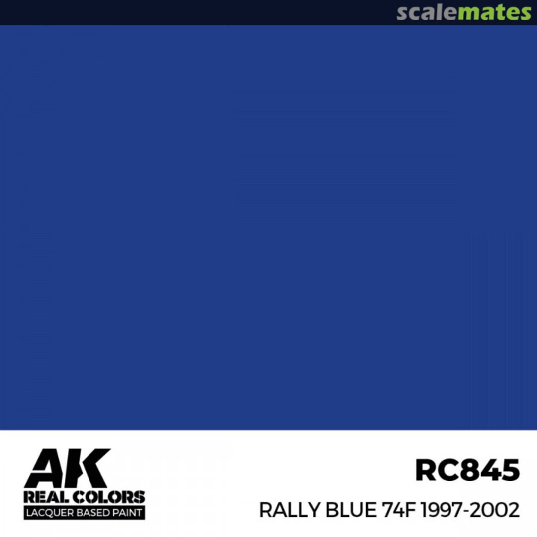 Boxart Rally Blue 74F 1997-2002  AK Real Colors