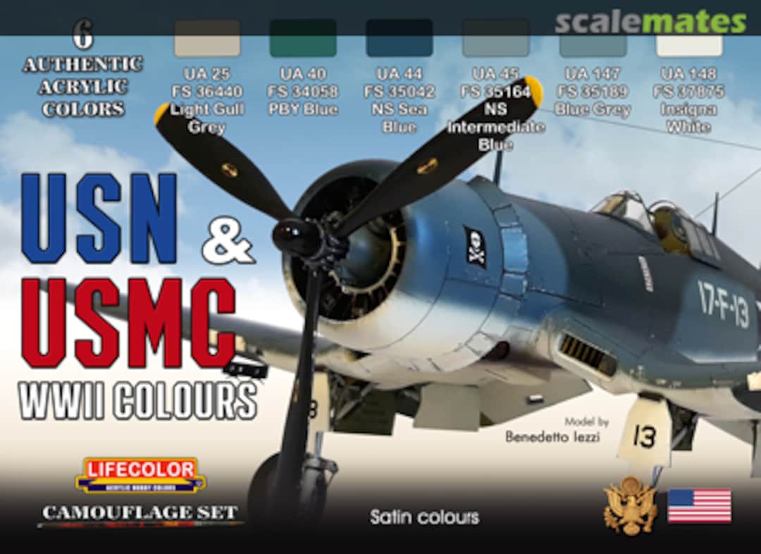 Boxart USN & USMC WWII Colours  Lifecolor