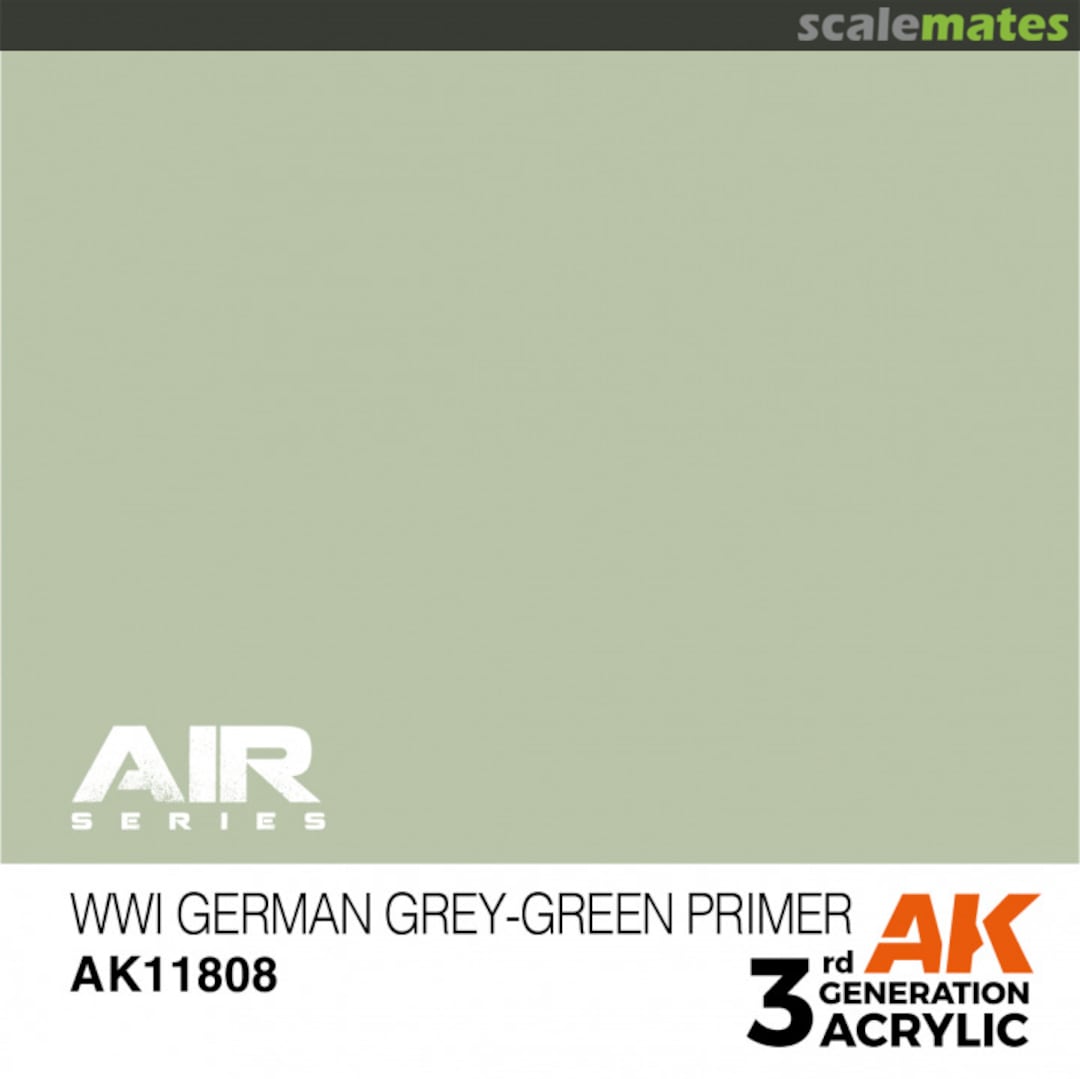 Boxart WWI German Grey-Green Primer AK 3rd Generation - Air Boxart WWI German Grey-Green Primer AK 3rd Generation - Air