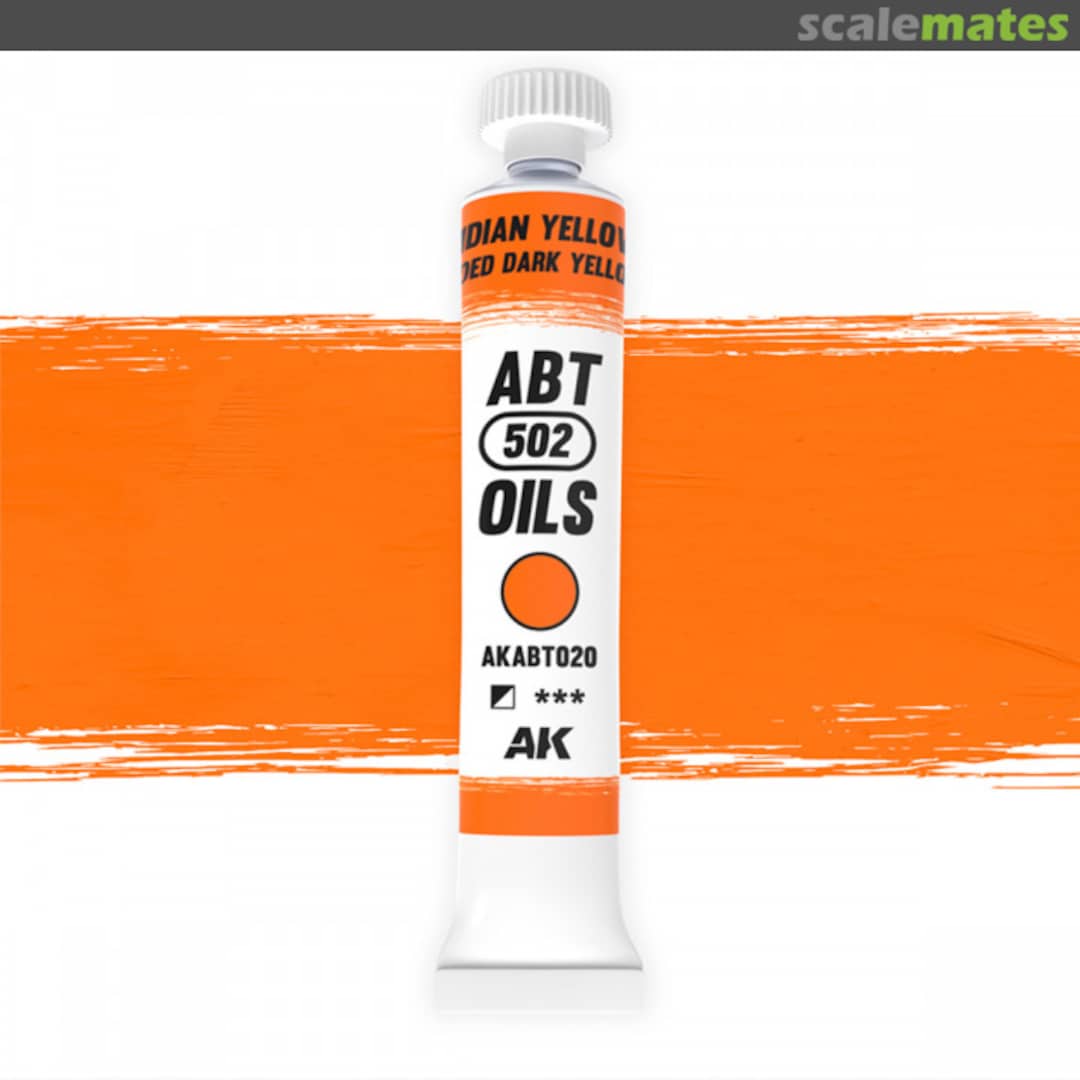 Boxart Indian Yellow/Faded Dark Yellow ABT 502 OILS Boxart Indian Yellow/Faded Dark Yellow ABT 502 OILS