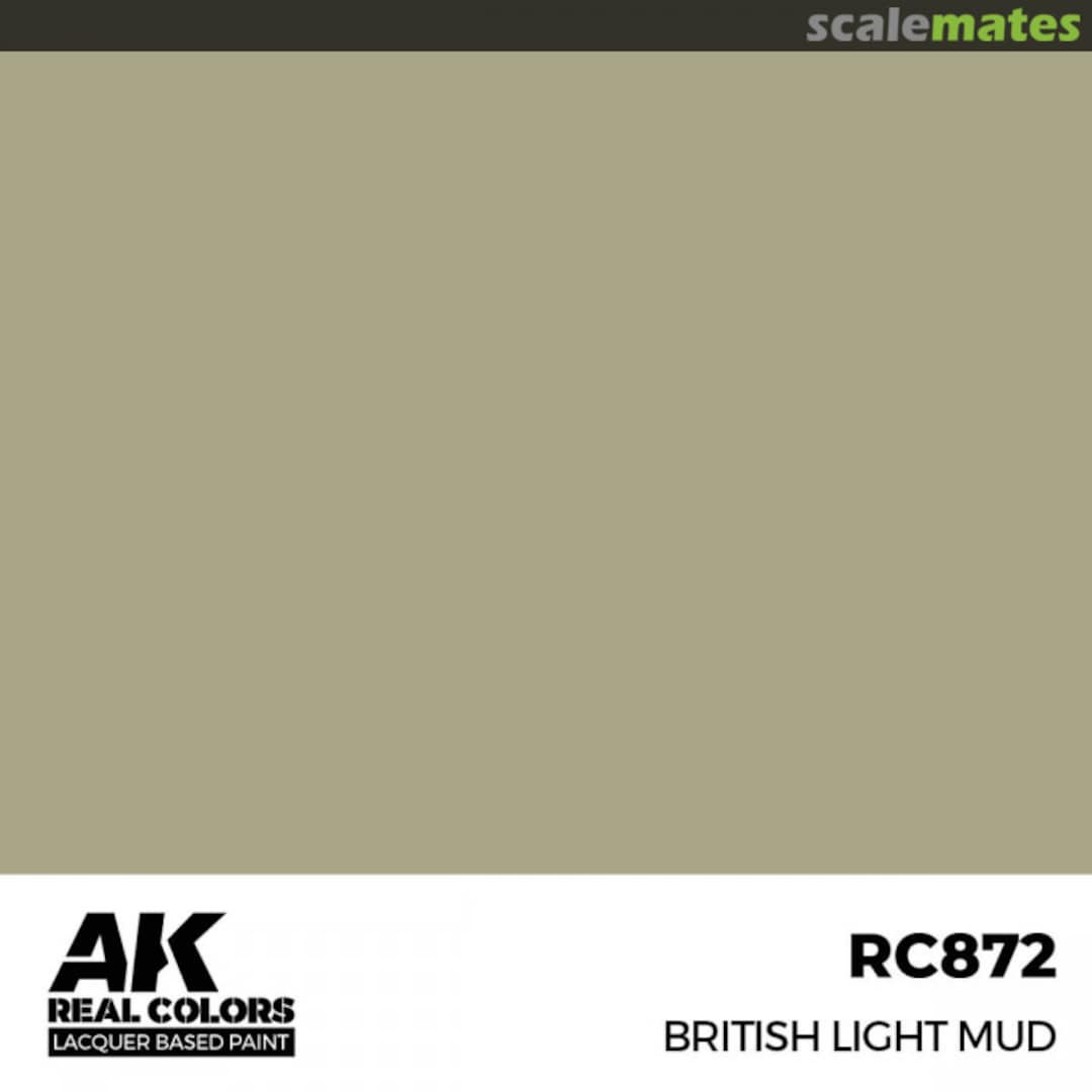 Boxart British Light Mud AK Real Colors Boxart British Light Mud AK Real Colors