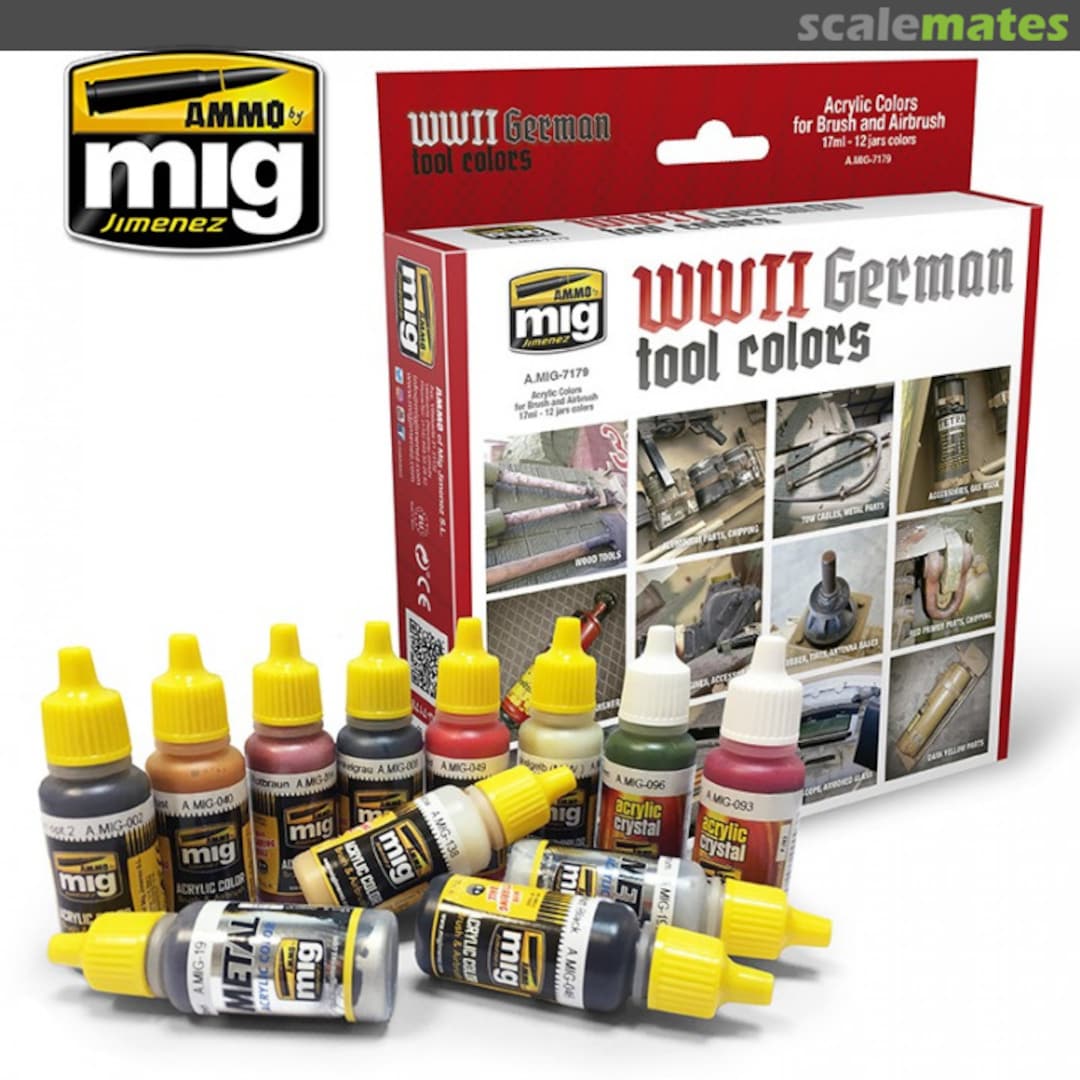 Boxart WWII German Tool Colors Ammo by Mig Jimenez Boxart WWII German Tool Colors Ammo by Mig Jimenez