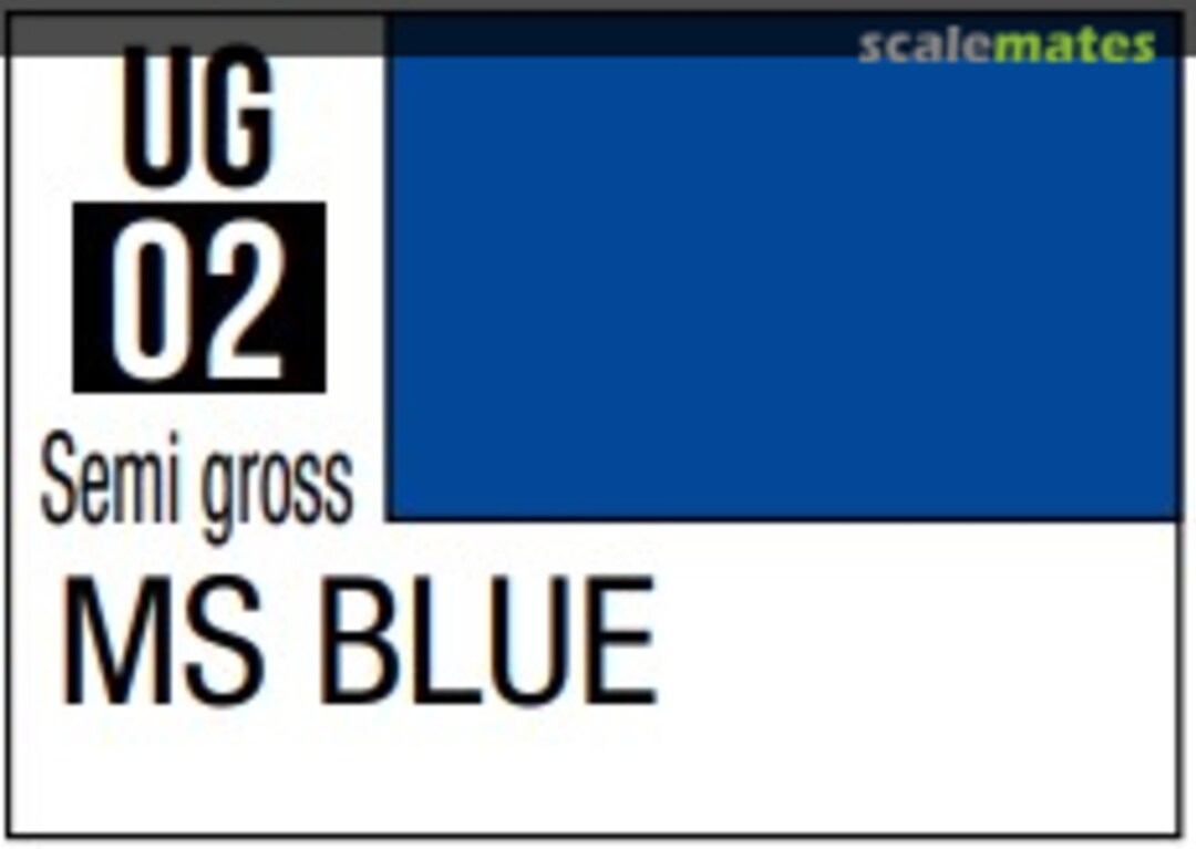 Boxart Gundam Color MS Blue  Mr.COLOR