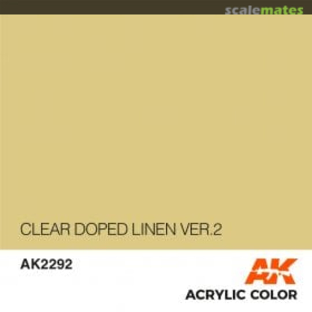 Boxart CLEAR DOPED LENEN VER.2 AK Interactive Air Series Boxart CLEAR DOPED LENEN VER.2 AK Interactive Air Series