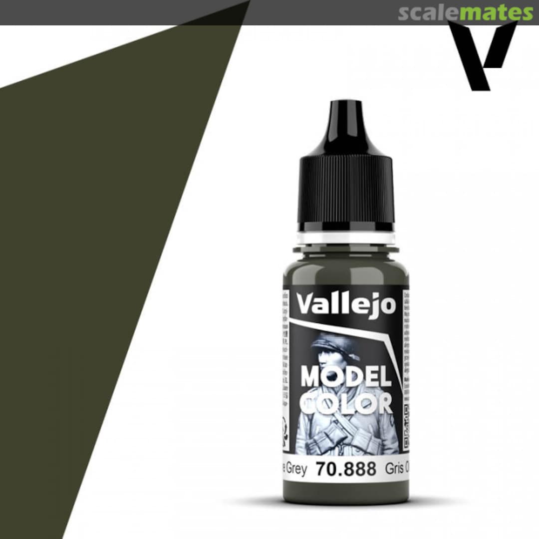Boxart Olive Grey 70.888, 888, Pos. 107* Vallejo Model Color Boxart Olive Grey 70.888, 888, Pos. 107* Vallejo Model Color