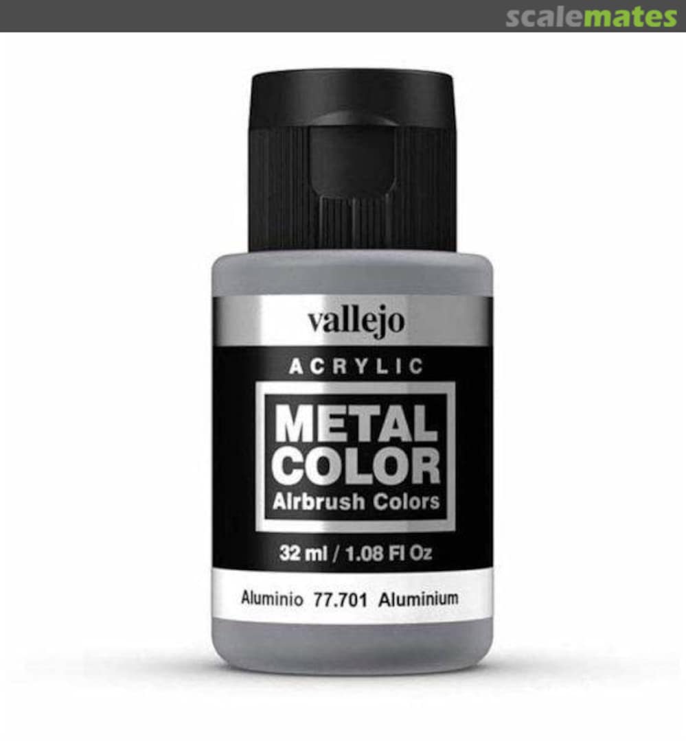 Boxart Aluminium 77.701 Vallejo Metal Color Boxart Aluminium 77.701 Vallejo Metal Color