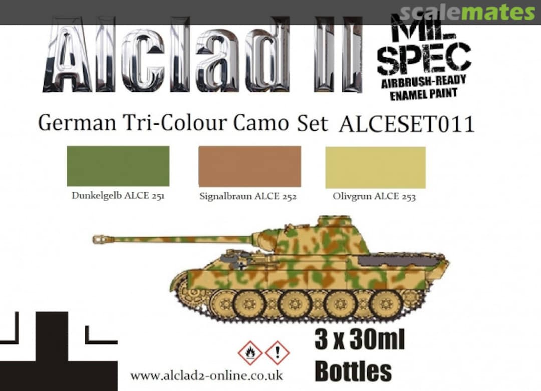 Boxart German Tri-Colour Camouflage (Post 1943)  Alclad II