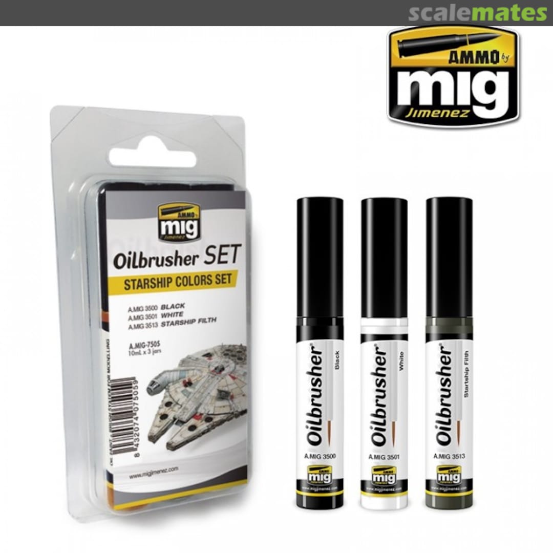 Boxart Oilbrusher - Starship Colors Set  Ammo by Mig Jimenez