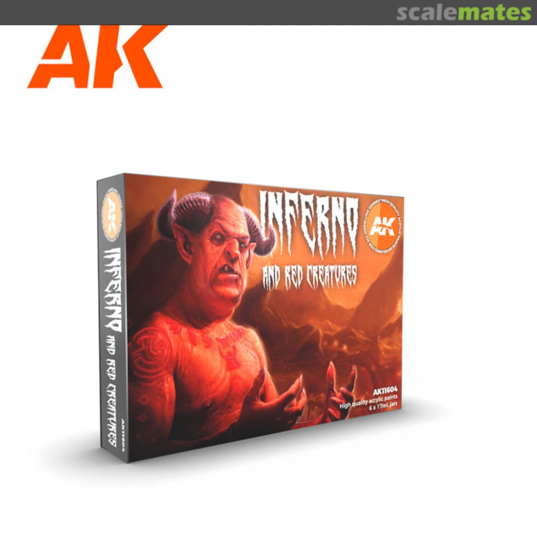 Boxart Inferno and Red Model AK 11604 AK 3rd Generation