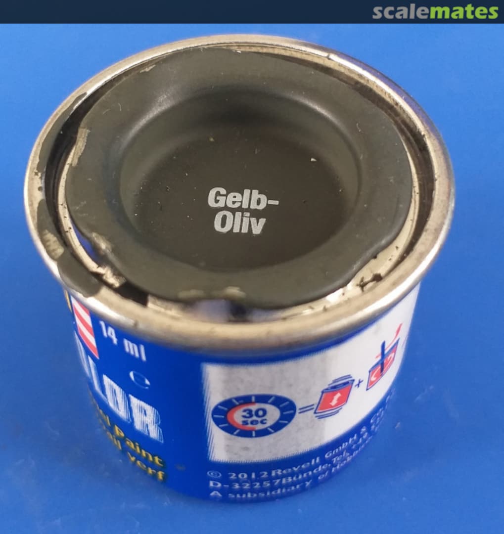 Boxart Yellow Olive/Gelb Olive 32142 Revell Color Boxart Yellow Olive/Gelb Olive 32142 Revell Color