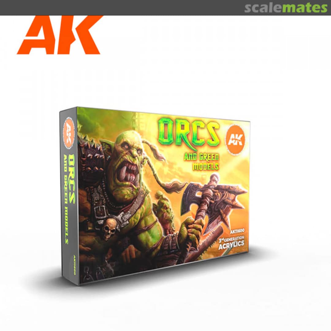 Boxart Orcs and Green Models AK 11600 AK 3rd Generation