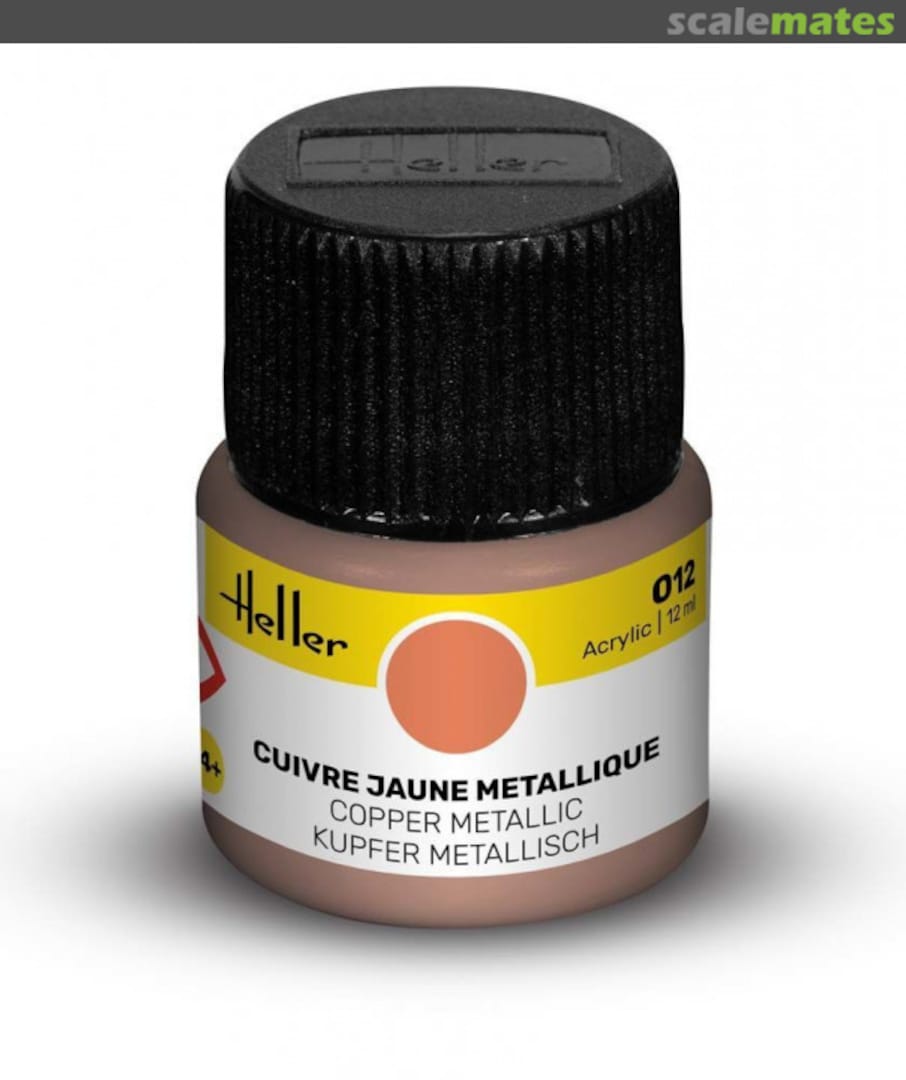 Boxart Cuivre Jaune (Copper) 9012 Heller Acrylic Boxart Cuivre Jaune (Copper) 9012 Heller Acrylic