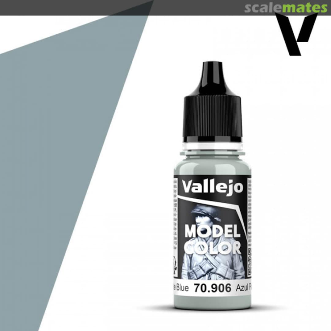 Boxart Pale Blue 70.906, 906, Pos. 169* Vallejo Model Color Boxart Pale Blue 70.906, 906, Pos. 169* Vallejo Model Color