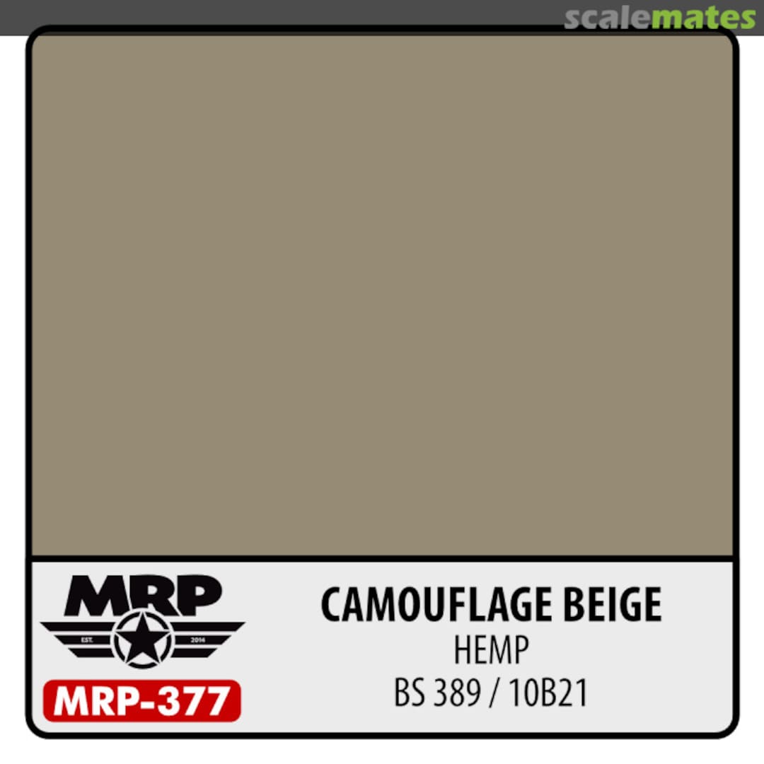 Boxart Camouflage Beige - Hemp (BS 389) MR.Paint Boxart Camouflage Beige - Hemp (BS 389) MR.Paint